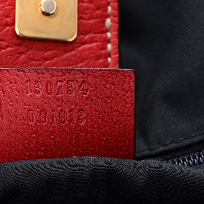 Gucci Monogram Medium Abbey Convertible Tote Navy Red 7 of 11