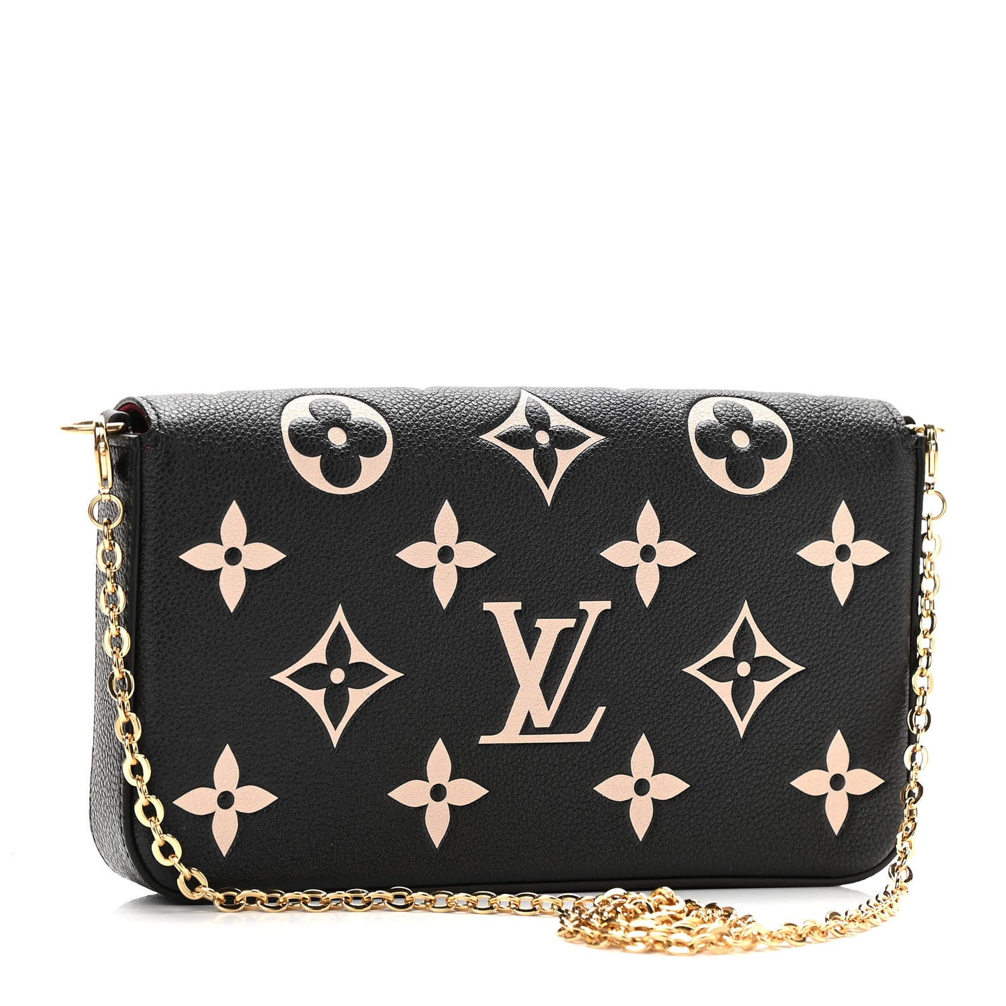 Empreinte Monogram Giant Felicie Pochette Black Beige