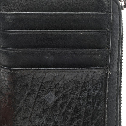 MCM Visetos Lanyard Card Holder Black 10 of 12
