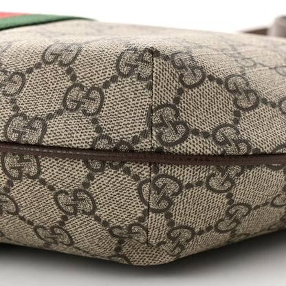 Gucci GG Supreme Monogram Web Small Ophidia Half Moon Hobo Brown 10 of 10