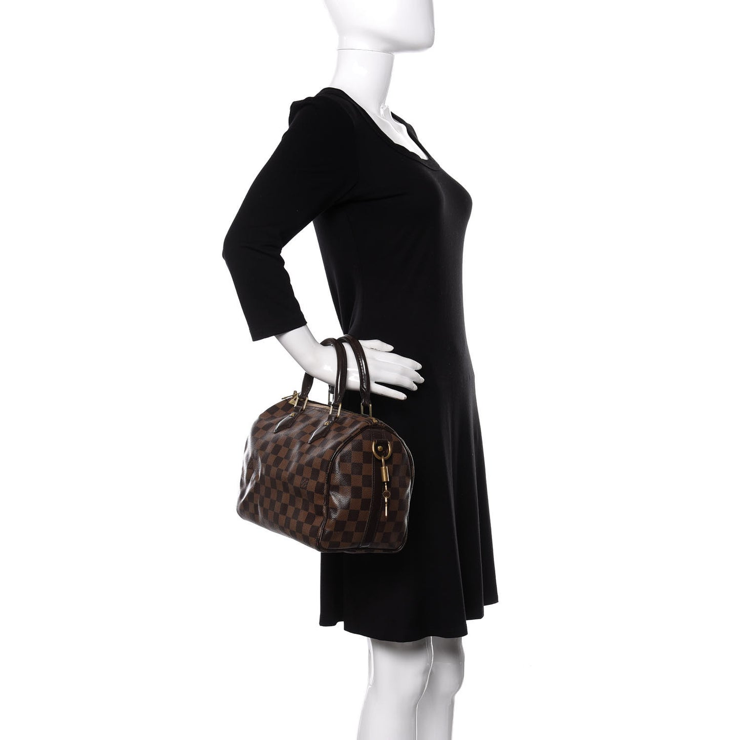 Damier Ebene Speedy Bandouliere 25