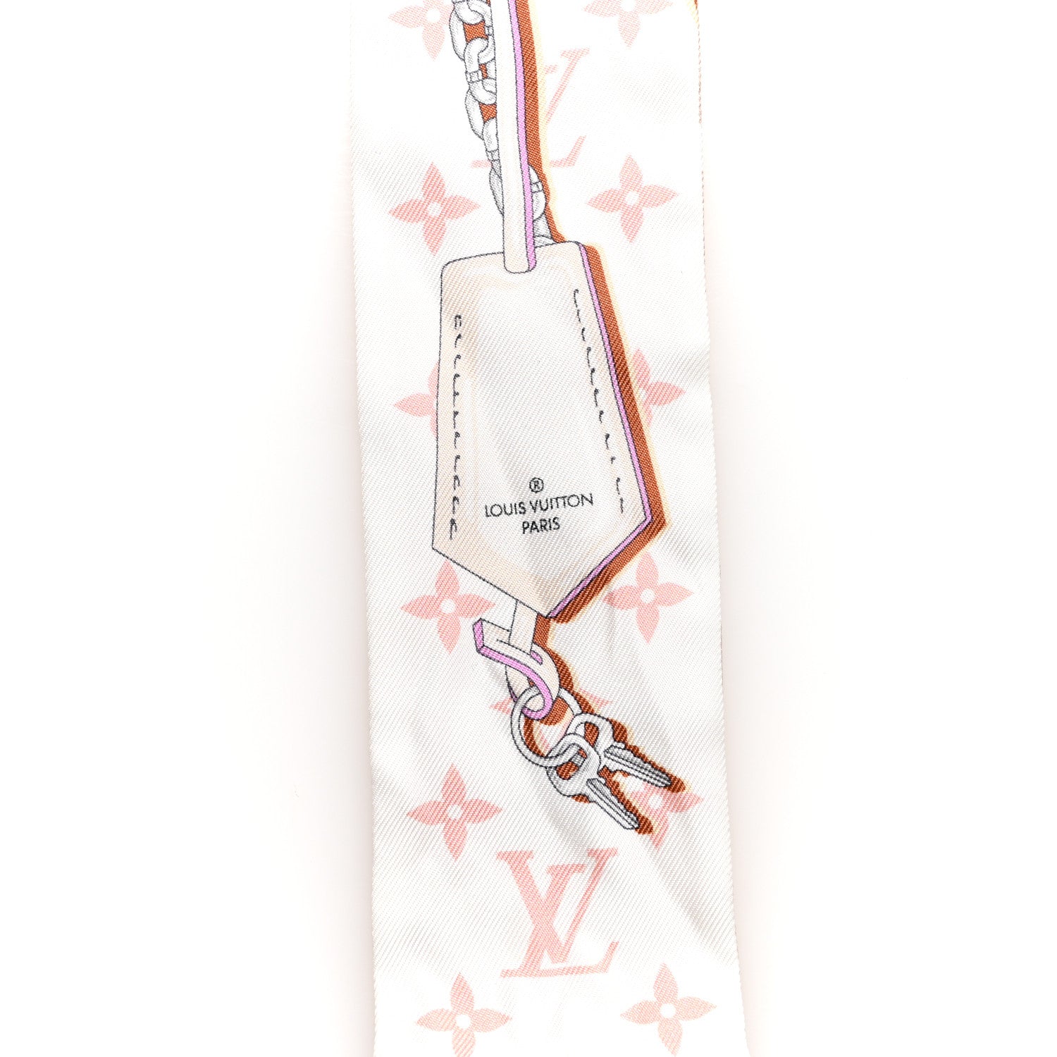 Louis Vuitton Silk Ultimate Monogram BB Bandeau White 3 of 5