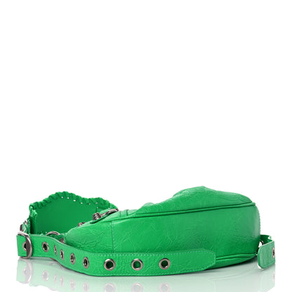 Balenciaga Agneau Arena Le Cagole Shoulder Bag XS Vivid Green 4 of 9