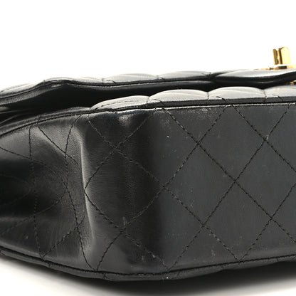 Chanel Lambskin Quilted Medium Double Flap Black 8 of 9