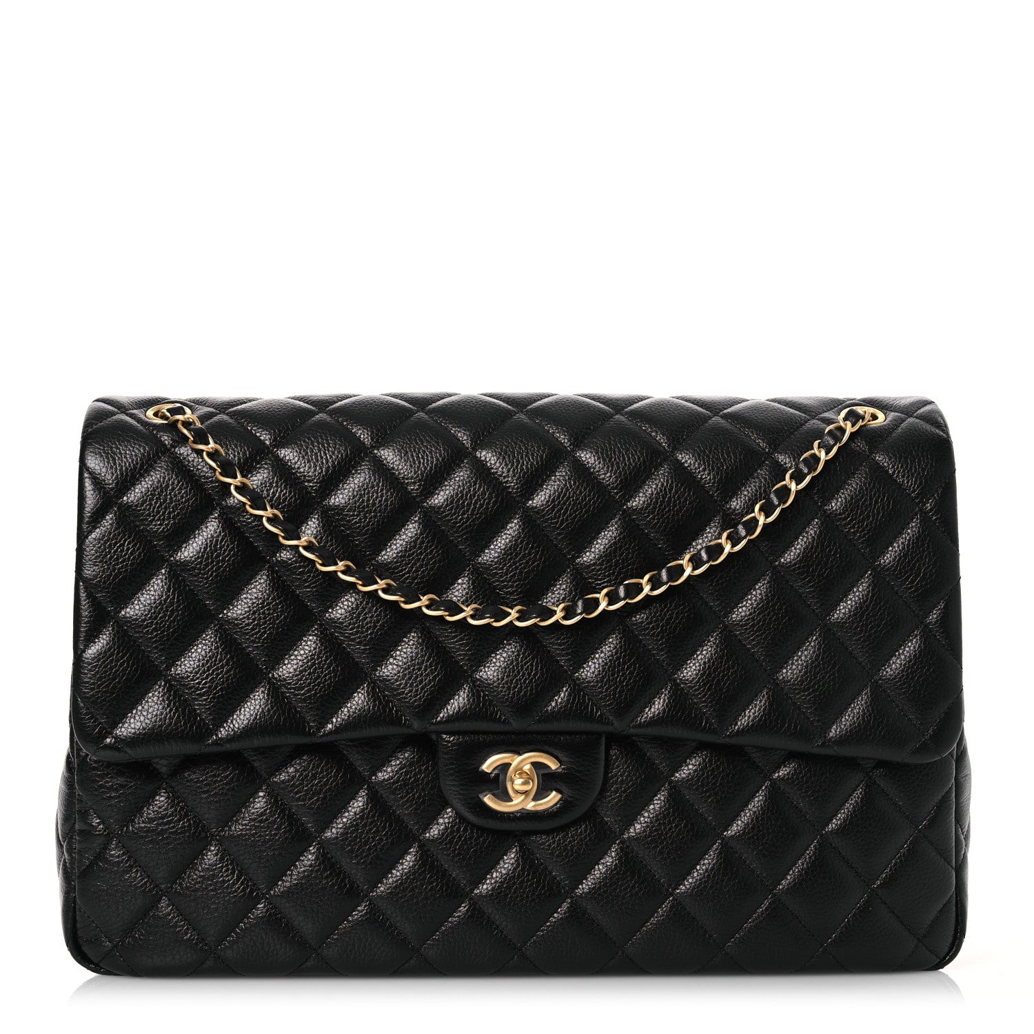 Chanel Caviar Quilted XXL Travel Flap Bag Black 1 of 14