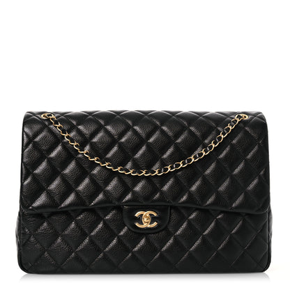 Chanel Caviar Quilted XXL Travel Flap Bag Black 1 of 14