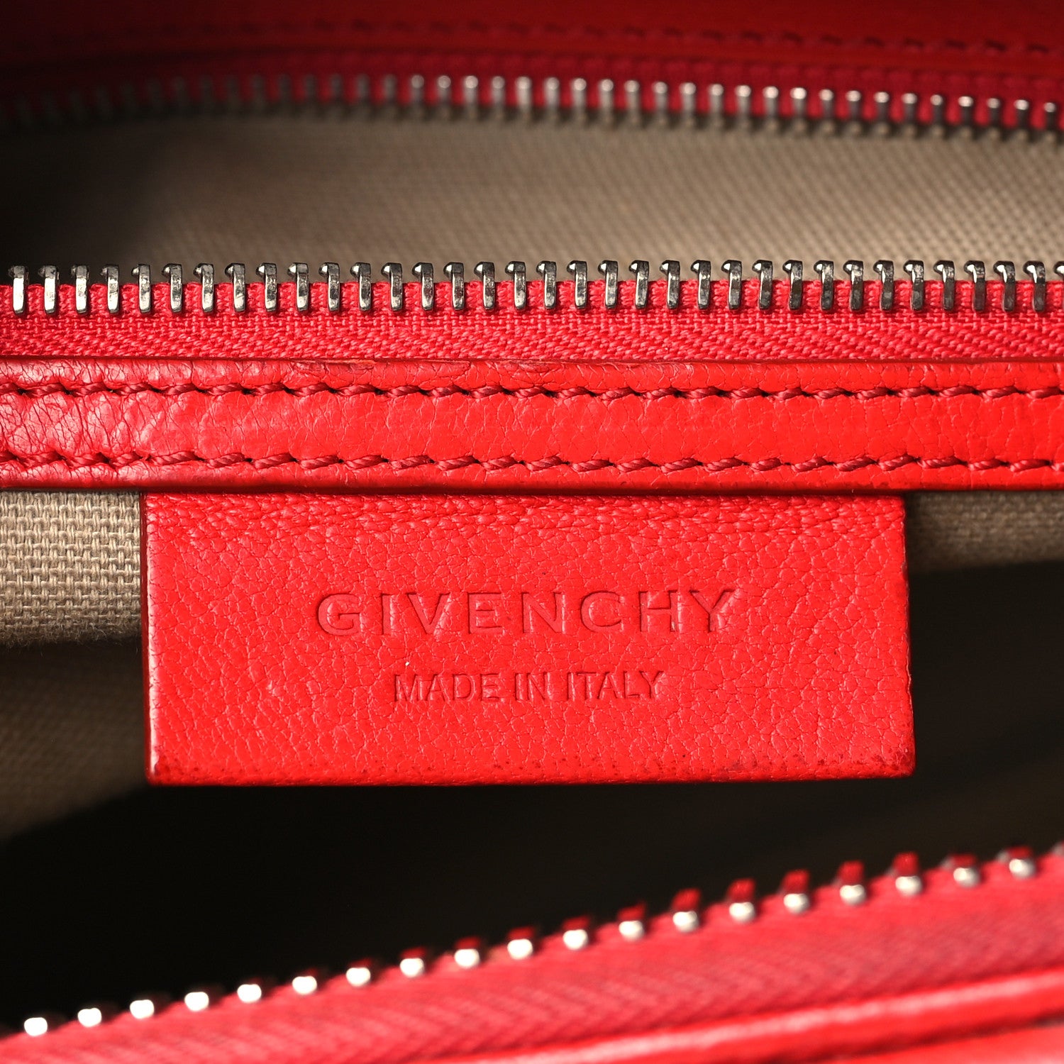 Givenchy Sugar Goatskin Medium Antigona Red 6 of 17