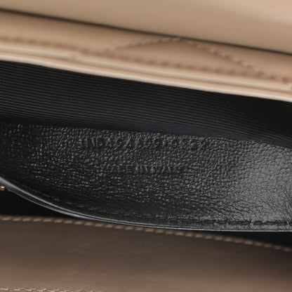 Saint Laurent Calfskin Y Quilted Monogram Small Loulou Chain Satchel Dark Beige 8 of 11