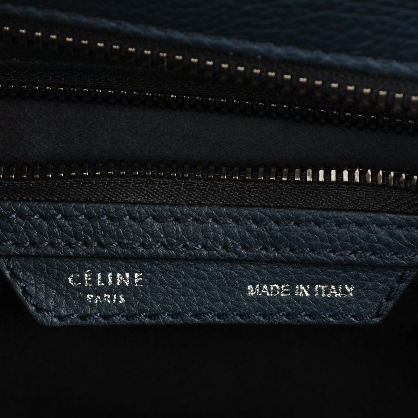 Drummed Calfskin Micro Luggage Orage
