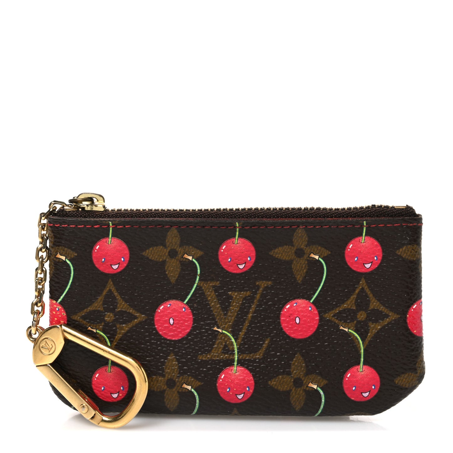 Monogram Cerises Key Pouch