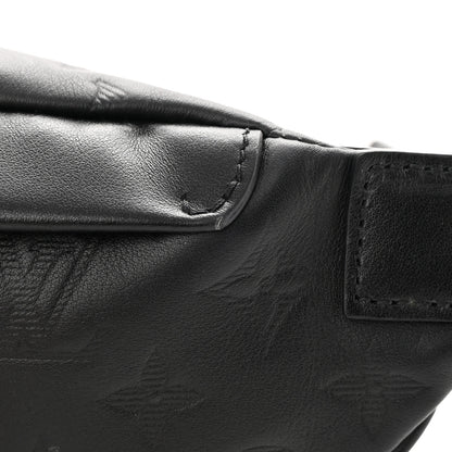Louis Vuitton Calfskin Monogram Shadow Discovery Bumbag Black 10 of 12