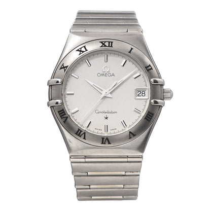 Omega Stainless Steel 33mm Constellation Quartz Watch White 1512.30 1 of 7