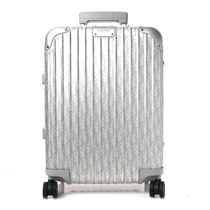 Christian Dior X RIMOWA Aluminum Gradient Cabin Luggage Silver 1 of 8