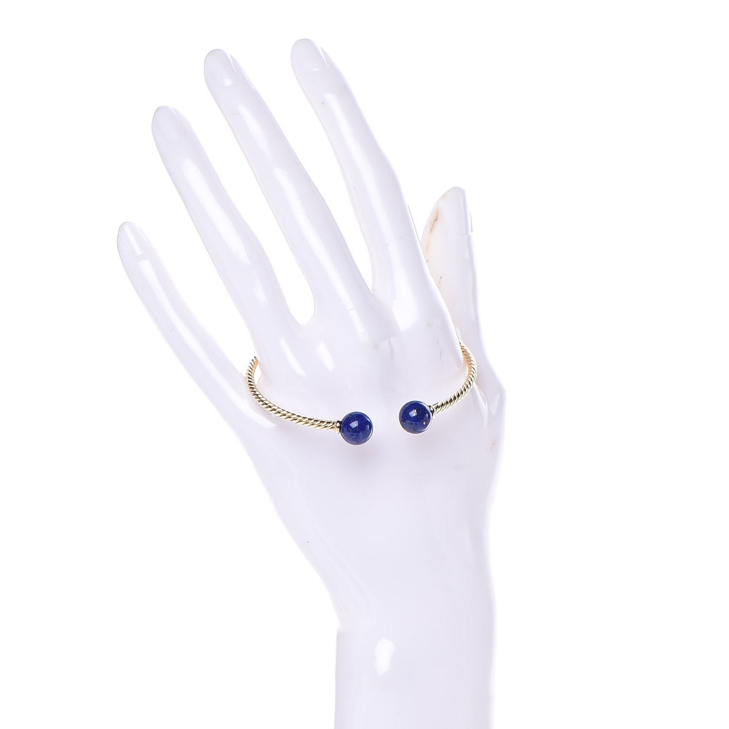 18K Yellow Gold Lapis Lazuli 8.5mm Solari Bracelet