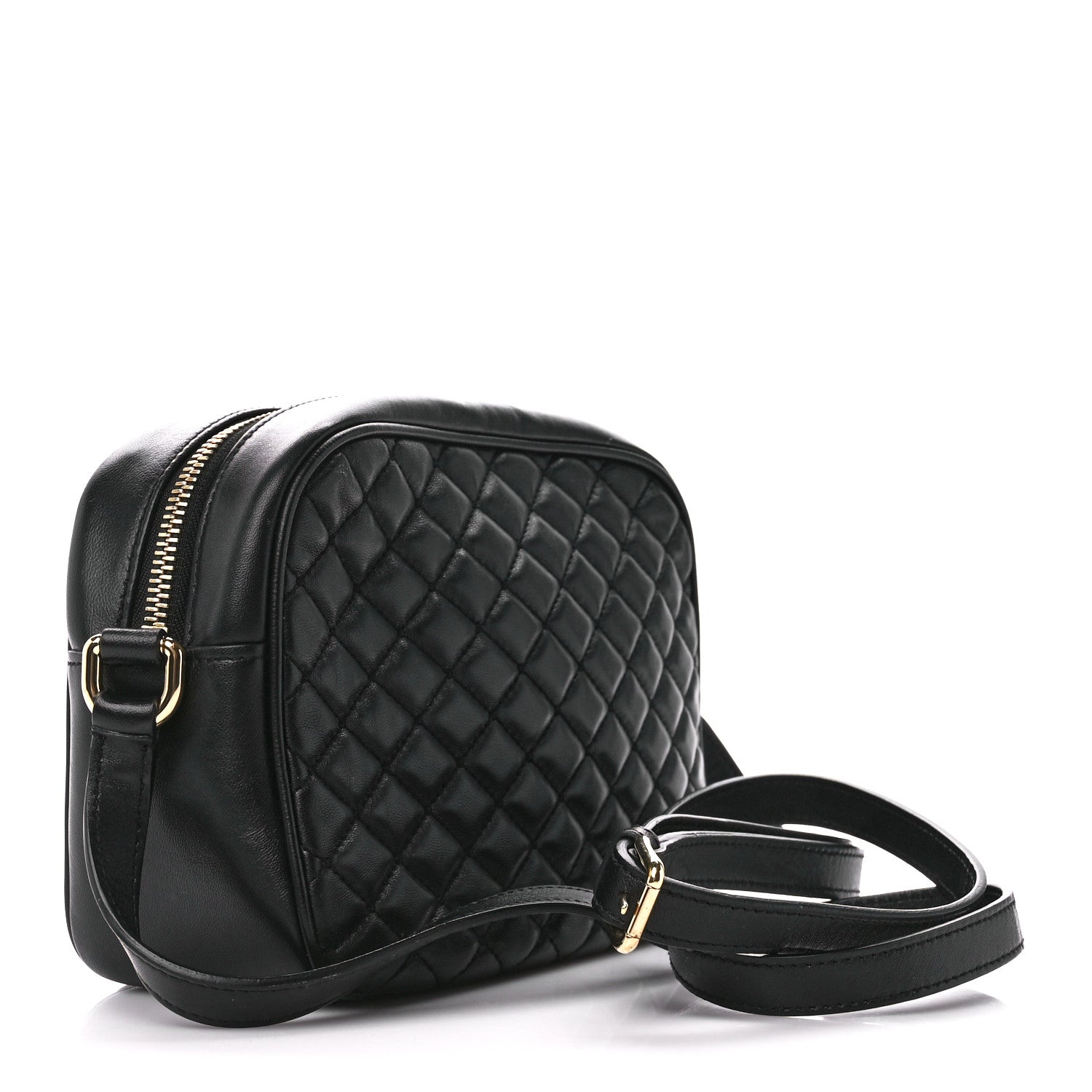Dolce & Gabbana Lambskin Quilted Devil Patch Glam Crossbody Black 3 of 10