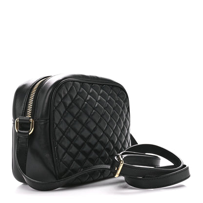 Dolce & Gabbana Lambskin Quilted Devil Patch Glam Crossbody Black 3 of 10