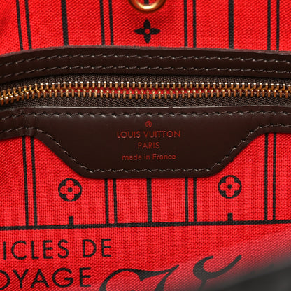 Louis Vuitton Damier Ebene Neverfull MM 6 of 9