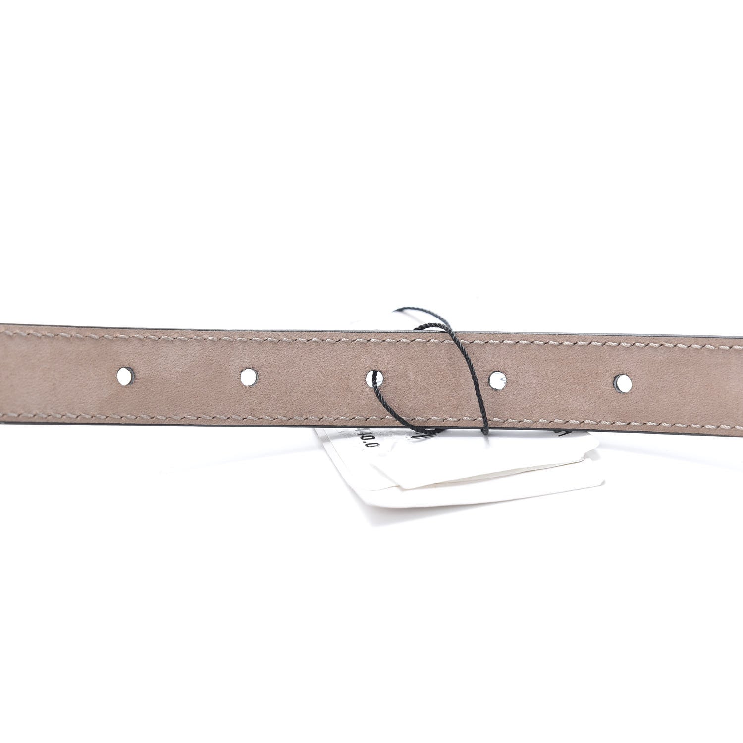 Gucci Calfskin Skinny Studded Belt 85 34 Black 6 of 6