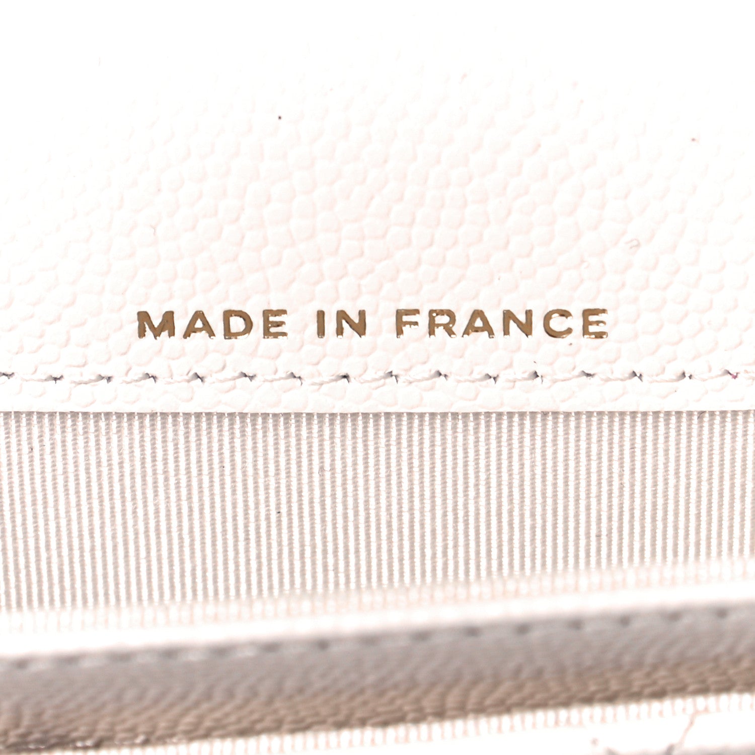 Chanel Caviar Quilted Flap Card Holder Wallet White 8 of 10