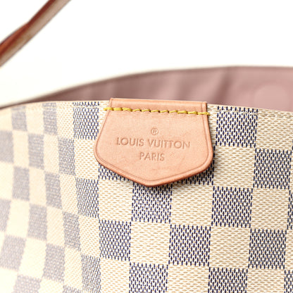 Louis Vuitton Damier Azur Graceful MM Rose Ballerine 10 of 20