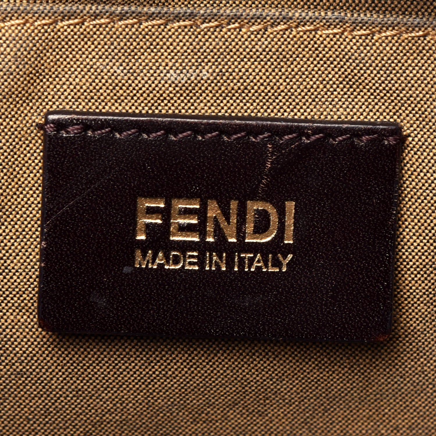 Fendi Zucca Cuoio Lucido Mini Boston Satchel Tobacco Moro 7 of 10