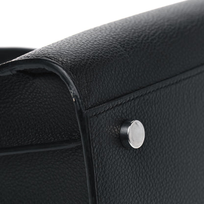 Saint Laurent Grained Calfskin Small Sac De Jour Black 7 of 10