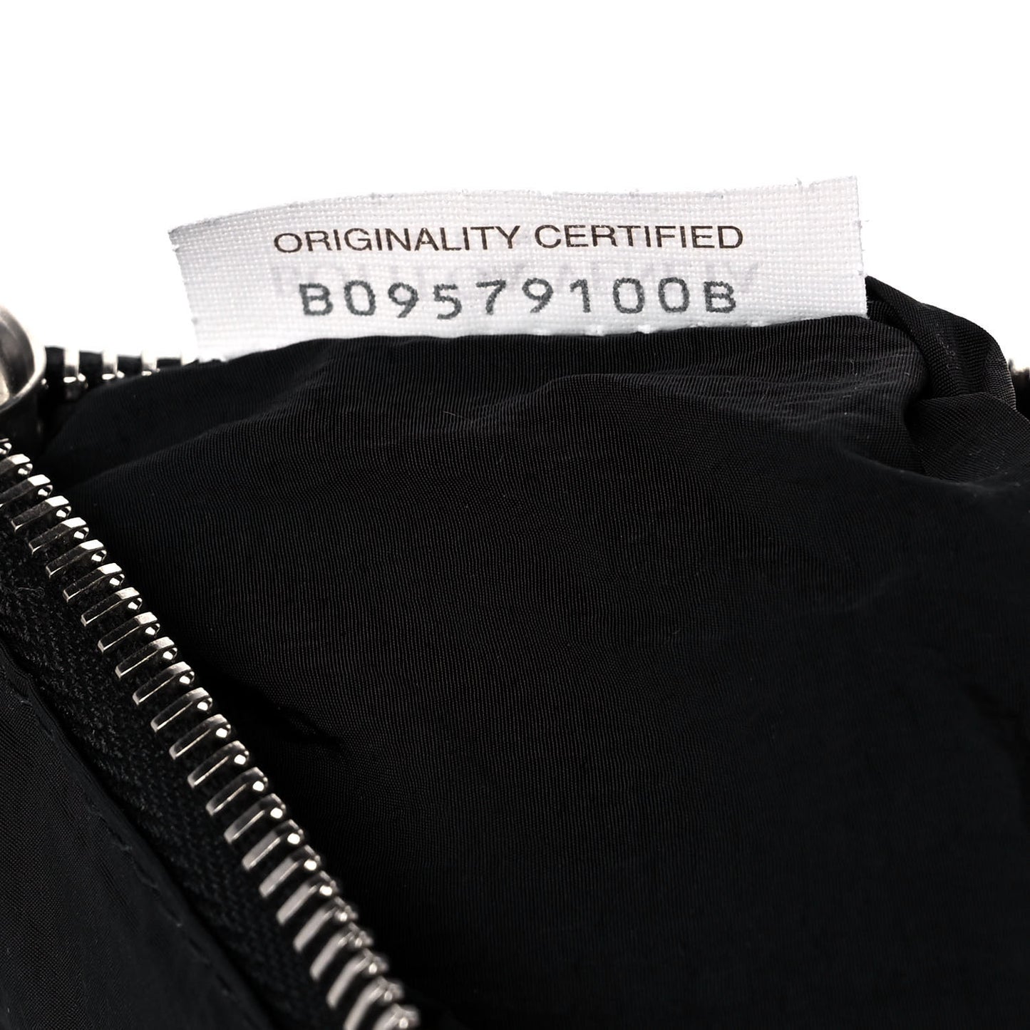 Nylon Intrecciato Padded Tech Cassette Bag Black