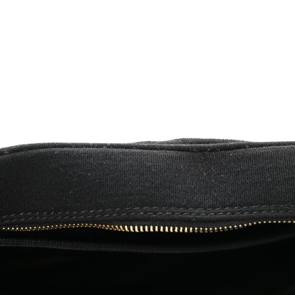Chanel Jersey Chevron Quilted Camera Case Black 14 of 14