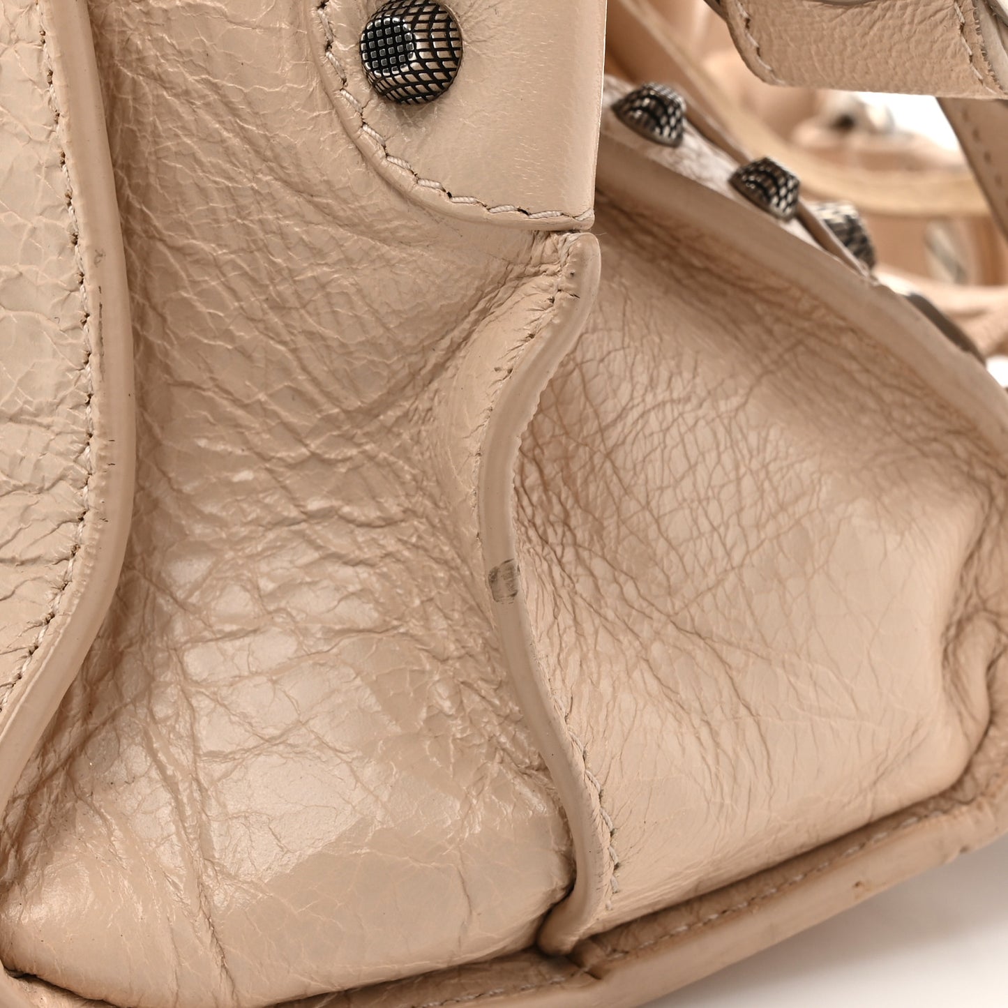 Agneau Arena Neo Cagole Handbag XS Sand Beige