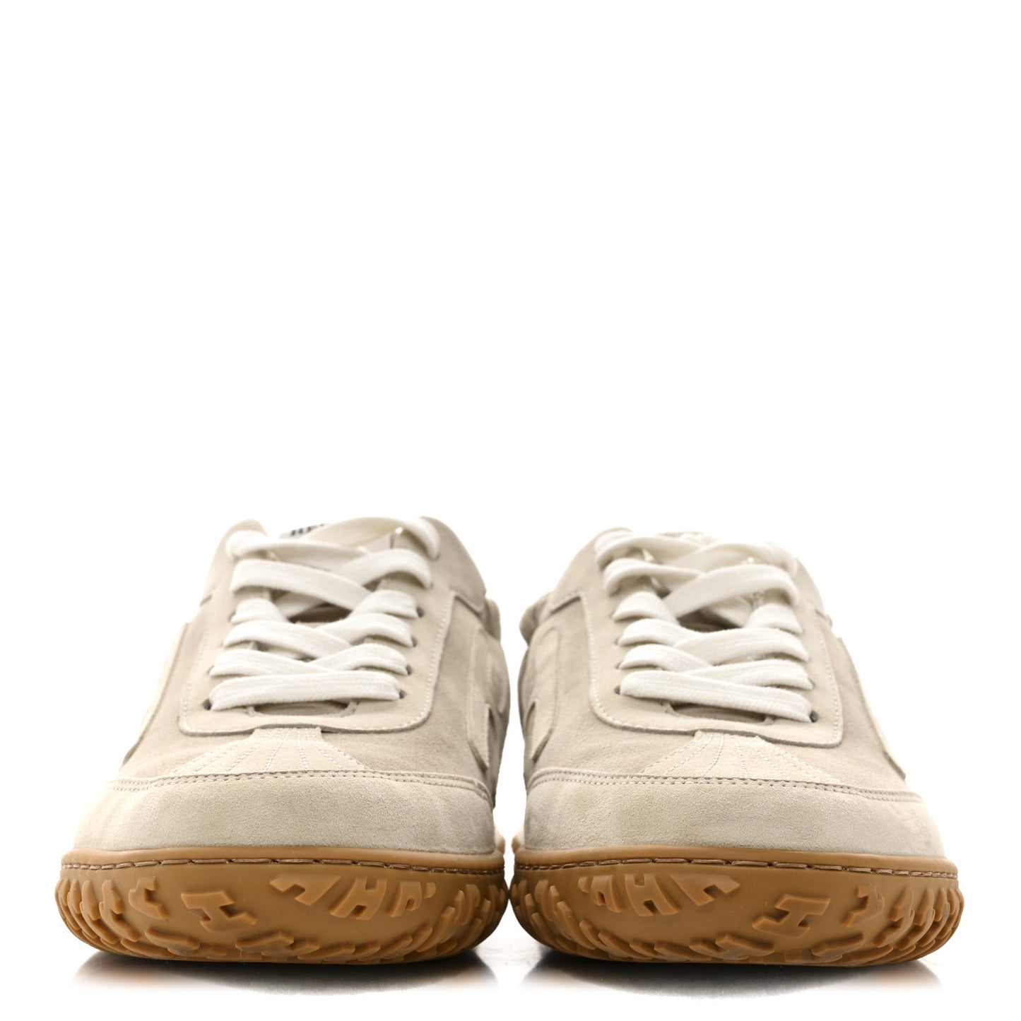 Suede Goatskin Jet Sneakers 37 Beige Esquisse Glaise