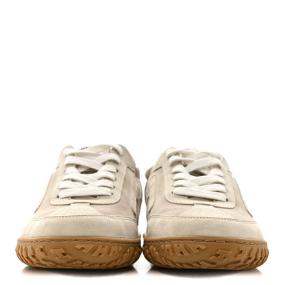 Hermes Suede Goatskin Jet Sneakers 37 Beige Esquisse Glaise 3 of 11