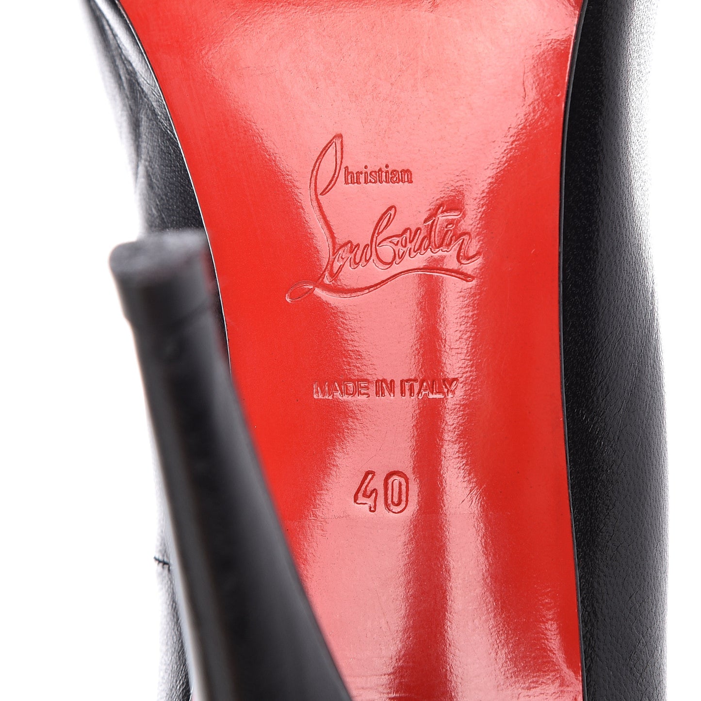 Shiny Nappa Simple 100 Pumps 40 Black