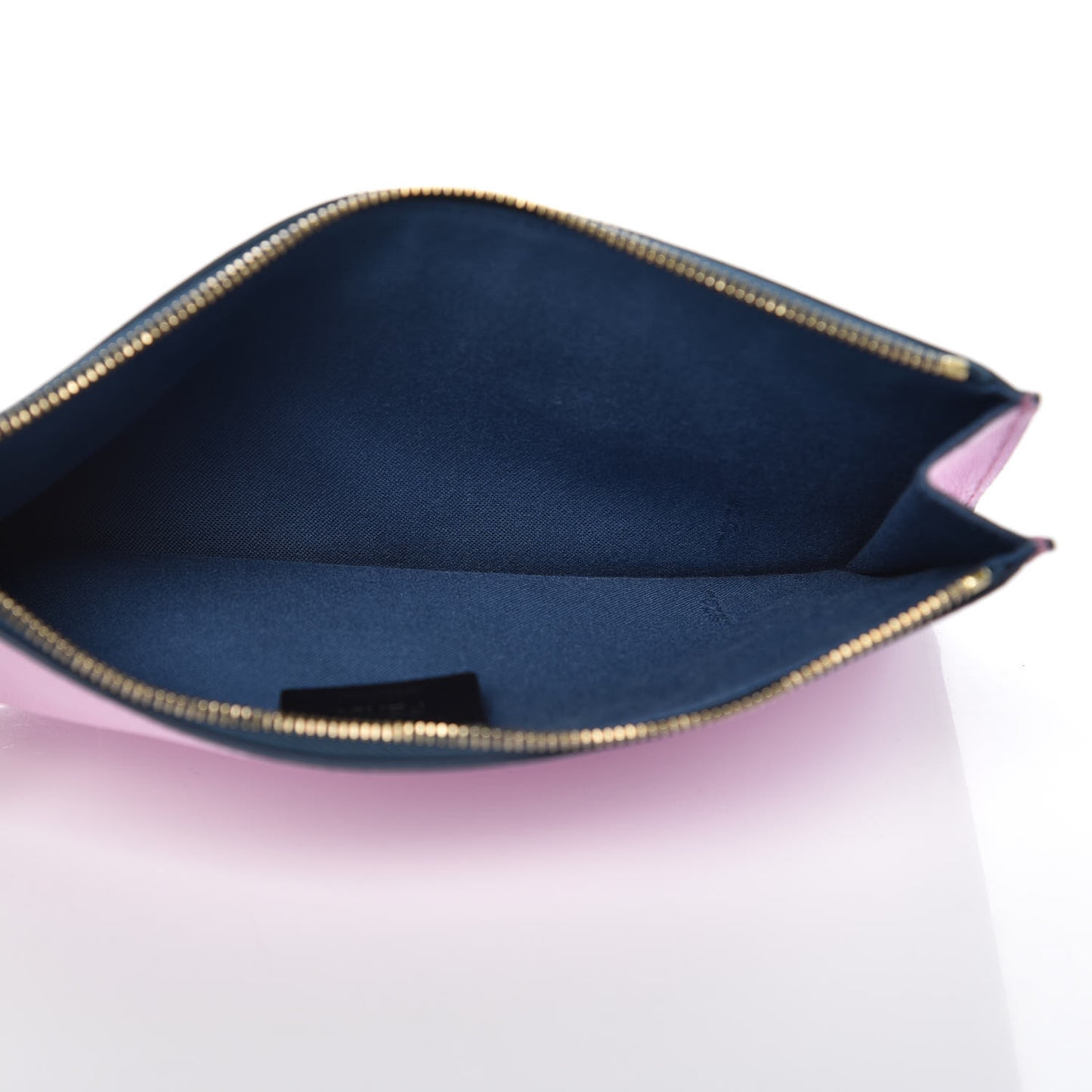 Vitello Elite Crystal Eye Monster Zip Pouch Cobalt Multicolor