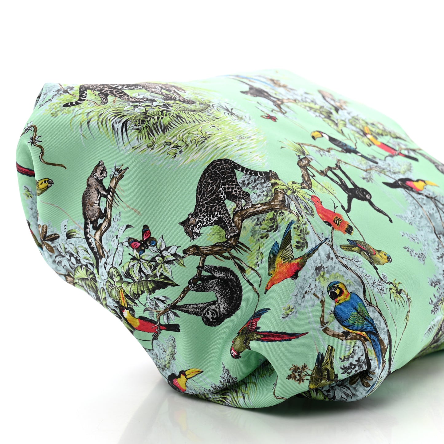 Silk Balusoie Bag Menthe Black