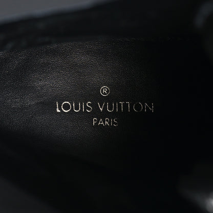 Louis Vuitton Metallic Calfskin Technical Fabric Digital Gate Ankle Boots 40 Black Silver Multicolor 8 of 8