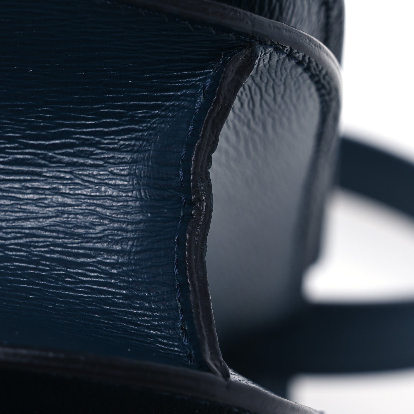 Liege Calfskin Medium Classic Box Flap Bag Dark Blue