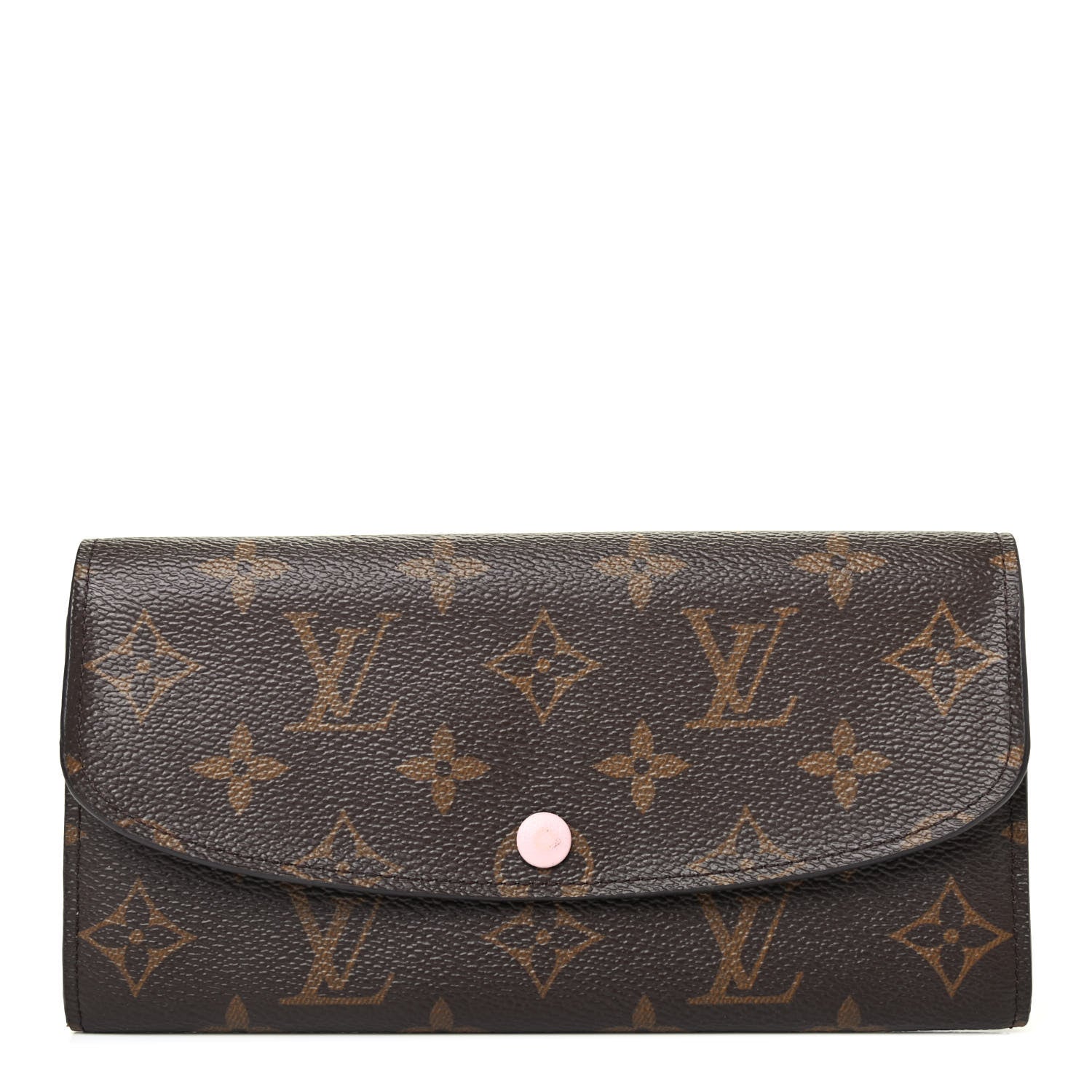 Louis Vuitton Monogram Emilie Wallet Rose Ballerine 1 of 4