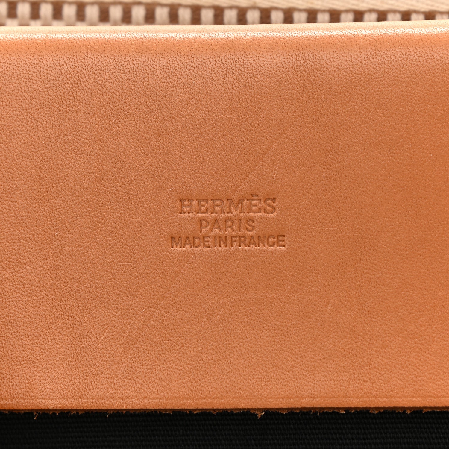 Hermes Toile Vache Hunter Herbag Cabas PM Black Natural 7 of 19