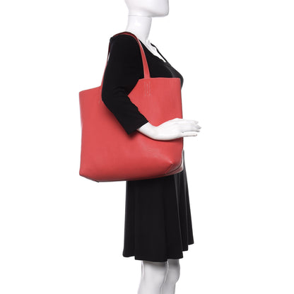 Hermes Taurillon Clemence Double Sens 45 Reversible Tote Rubis Bougainvillea 2 of 9