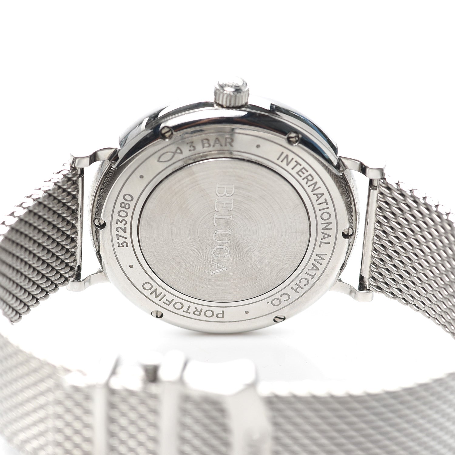 IWC Stainless Steel Diamond 37mm Portofino Automatic Watch Grey IW458110 4 of 6