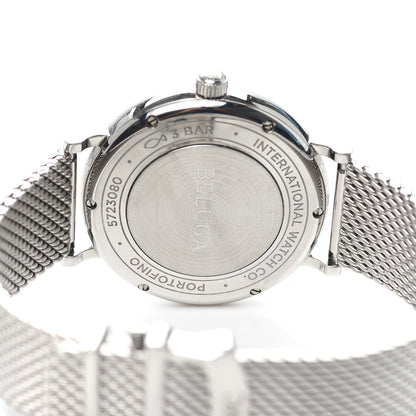 IWC Stainless Steel Diamond 37mm Portofino Automatic Watch Grey IW458110 4 of 6