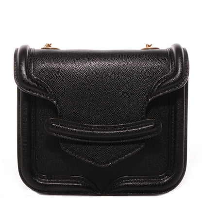 Alexander McQueen Grain Calfskin Mini Heroine Satchel Black 1 of 10