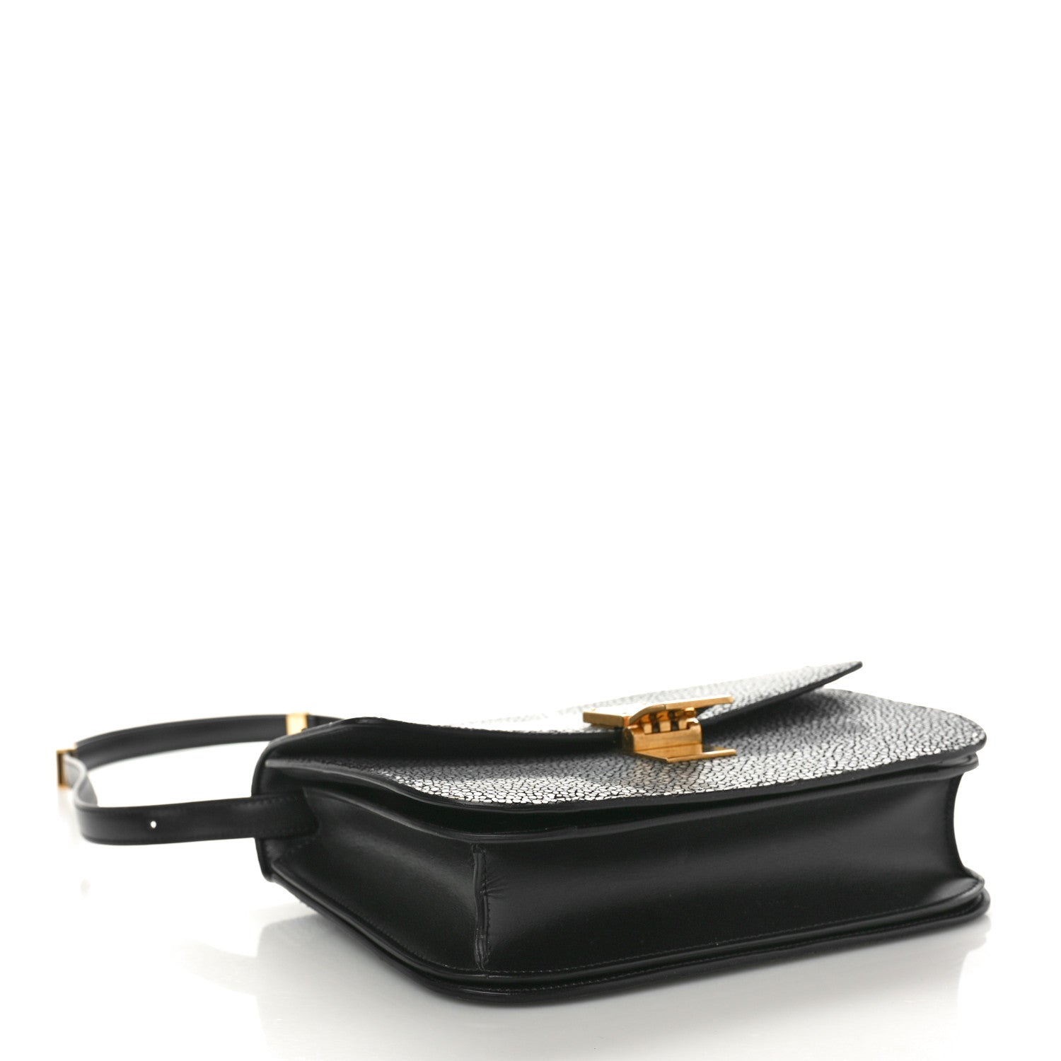Celine Stingray Medium Classic Box Flap Bag Navy 4 of 11