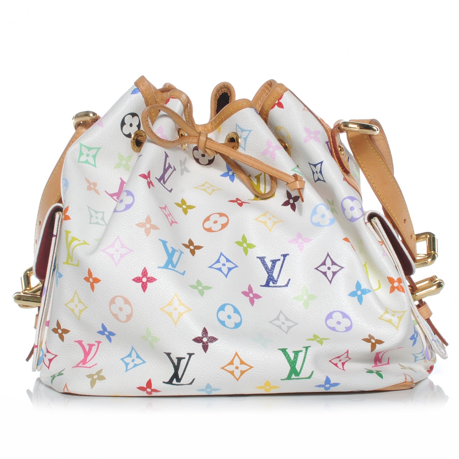 Louis Vuitton Monogram Multicolor Petit Noe White 1 of 6