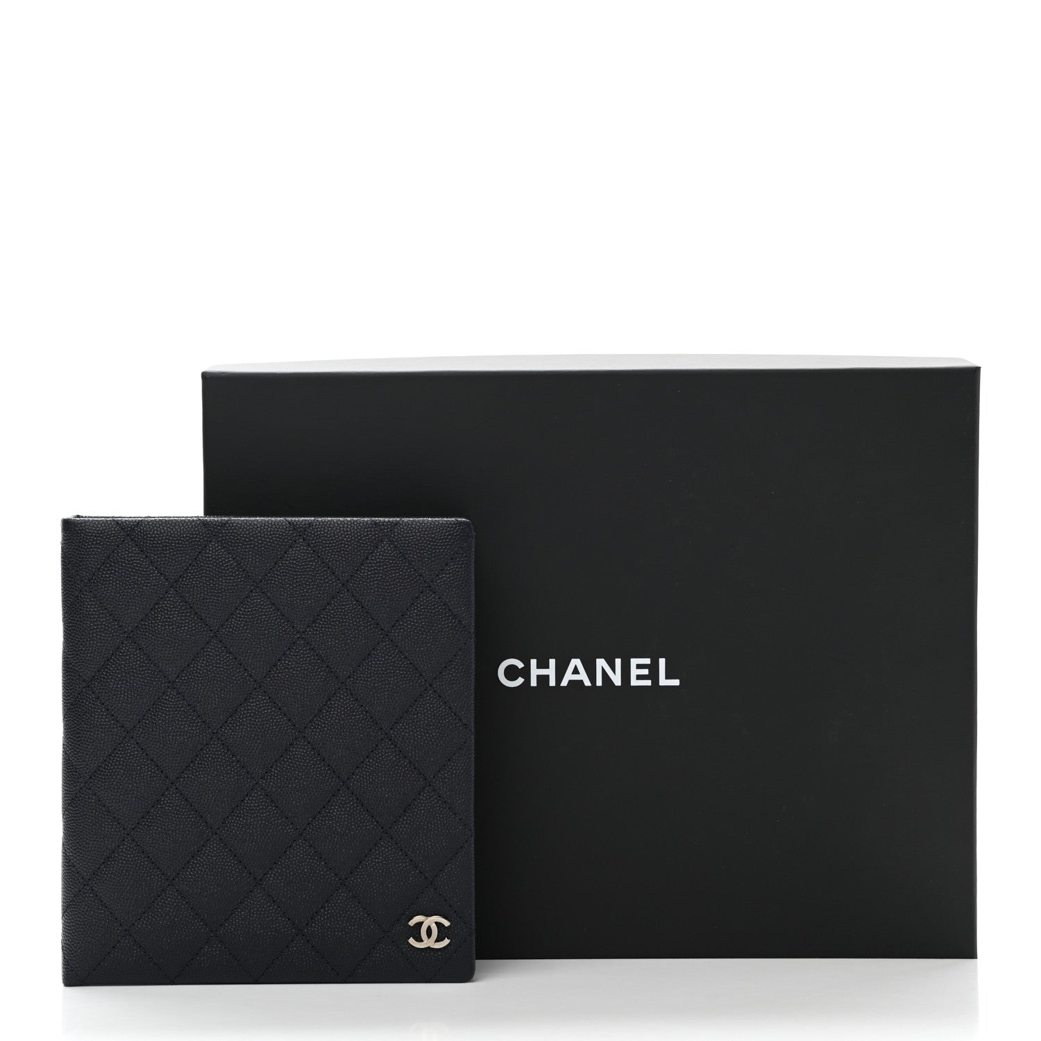 Chanel Caviar Quilted Notebook Black 8 of 8