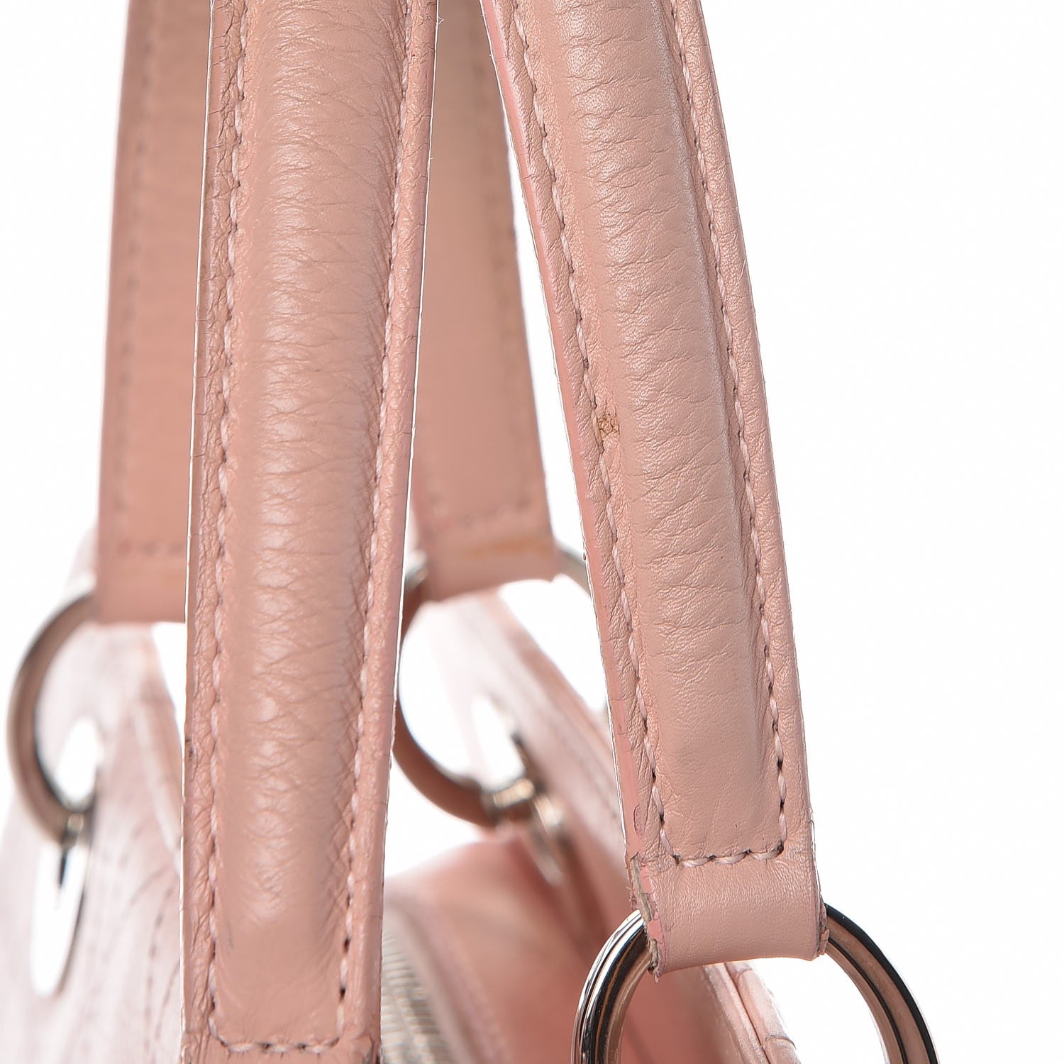 Christian Dior Calfskin Cannage Tote Rose Clair 13 of 15