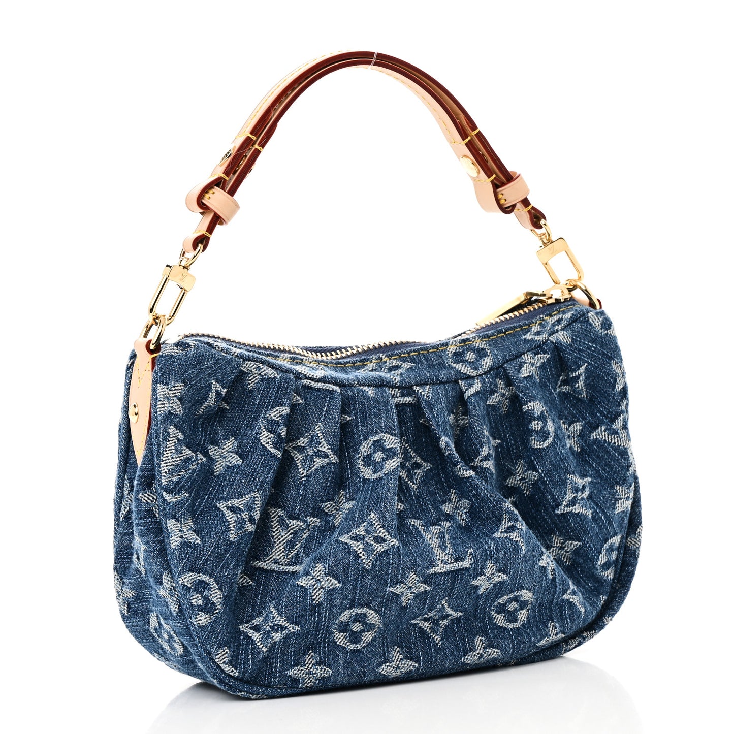 Monogram Denim Pochette Valley Blue