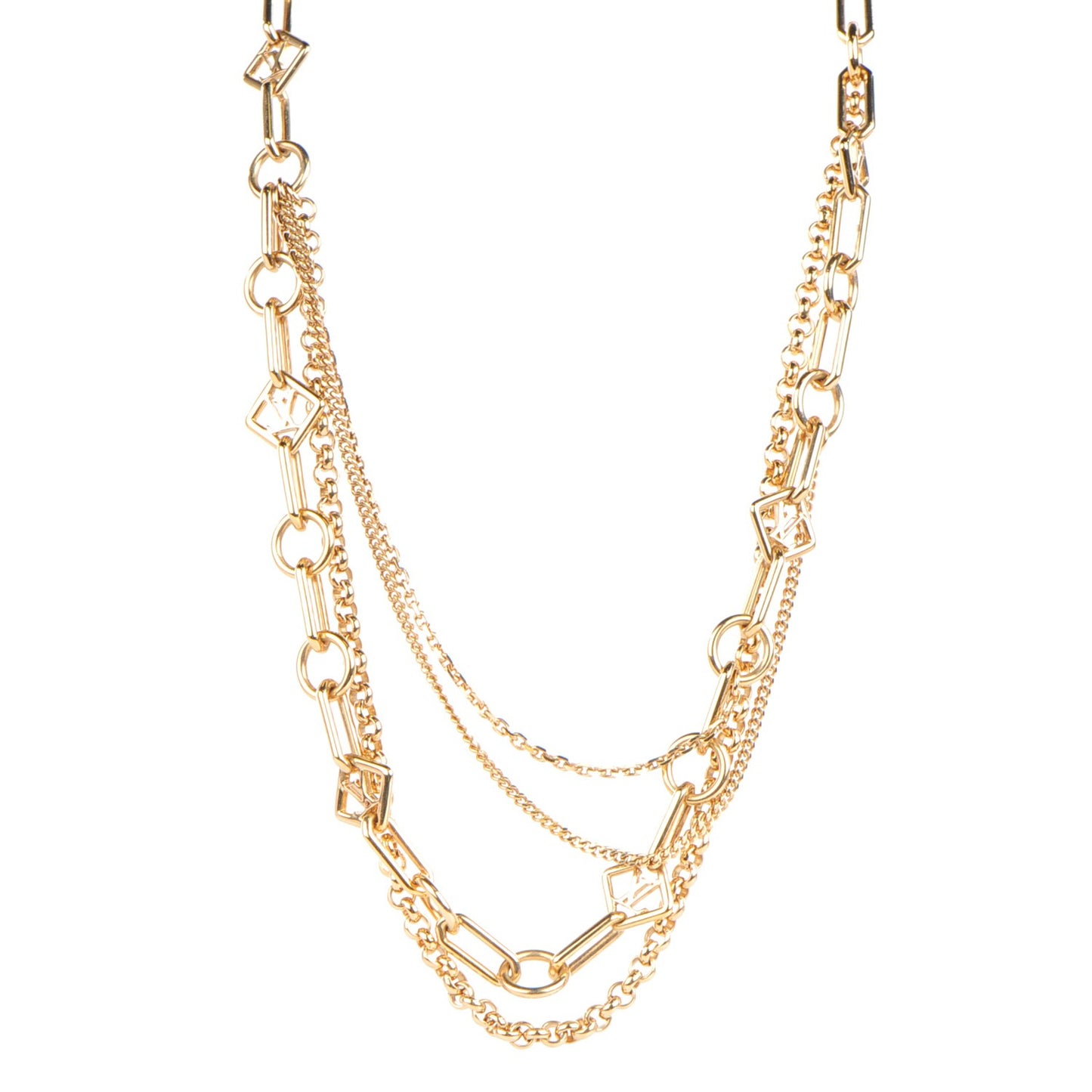 Collier Vegas Chain Necklace Gold