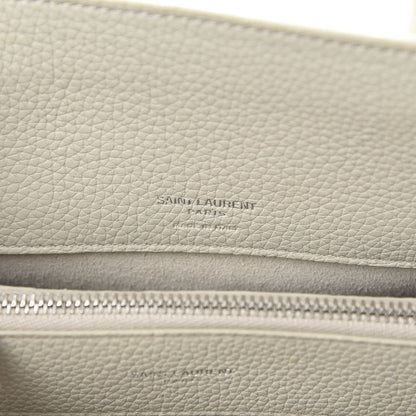 Saint Laurent Grained Calfskin Baby Sac De Jour Souple Ivory 6 of 13
