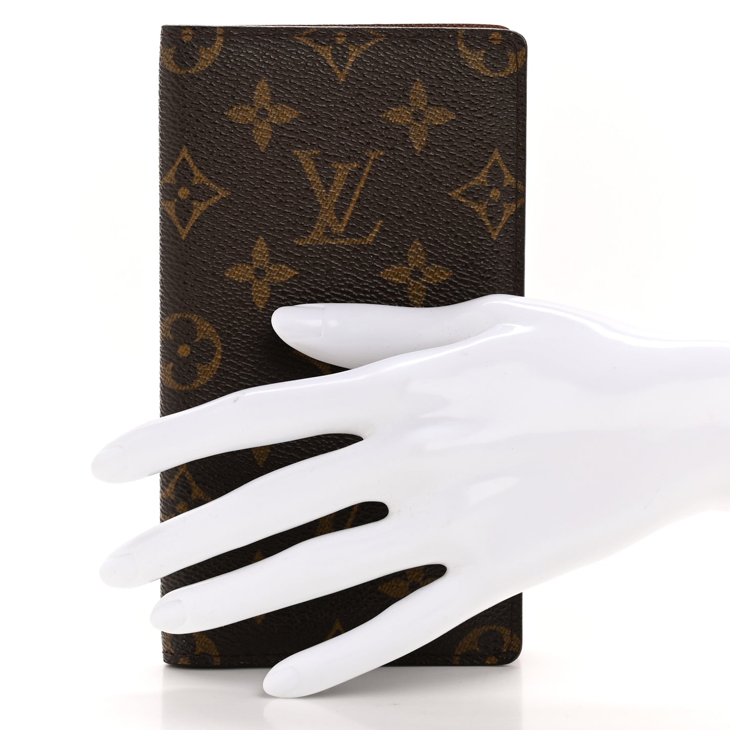 Monogram Checkbook Holder Case Wallet